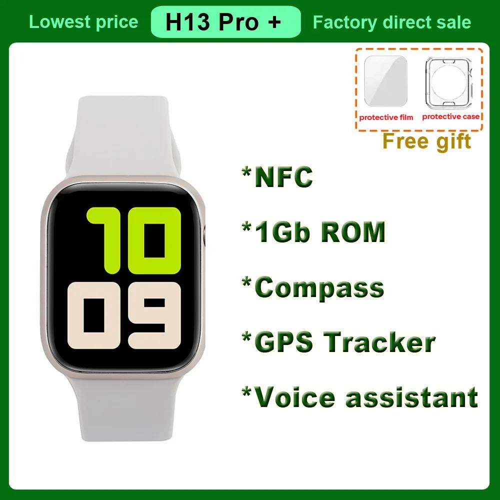 H13 PRO + Ʈ ġ ħ, NFC 173  , BT ȭ, ɹڼ  Ʈġ, , 1GB ROM, 45mm OLED, 1.95 ġ